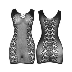 Subblime Kurzes elastisches Netz-Kleid schwarz Einheitsgröße Subblime Kurzes elastisches Netz-Kleid schwarz Einheitsgröße – Bild 4
