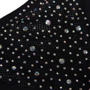 Subblime Netz-Bodystocking mit Handschuhen und Diamanten Schwarz Subblime Netz-Bodystocking mit Handschuhen und Diamanten Schwarz – Bild 9