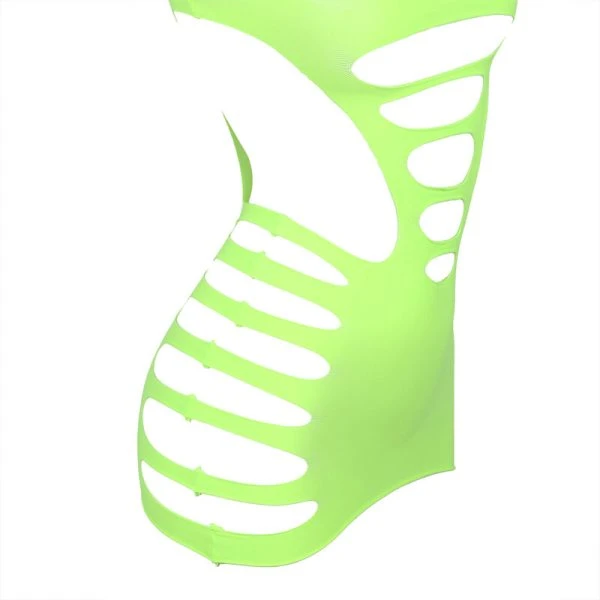 Subblime Langmouzig netjurk Groen One Size