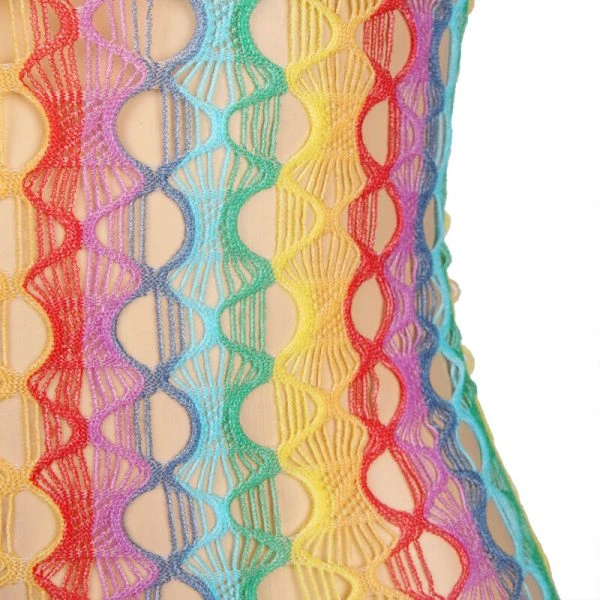 Subblime Regenboog-net Body met blote schouders Subblime Regenboog-net Body met blote schouders