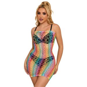 Subblime Regenboog-net Body met blote schouders Subblime Regenboog-net Body met blote schouders - Afbeelding 3