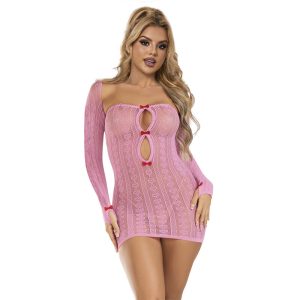 Subblime Rosa Net-Jurk One-Size Subblime Rosa Net-Jurk One-Size - Afbeelding 4
