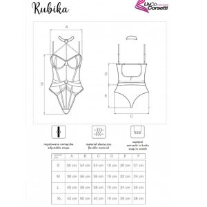 Livco Corsetti Fashion Melisenda CF 1709 Set: badjas, hemd en string in zwart Livco Corsetti Fashion Melisenda CF 1709 Set: badjas, hemd en string in zwart - Afbeelding 4