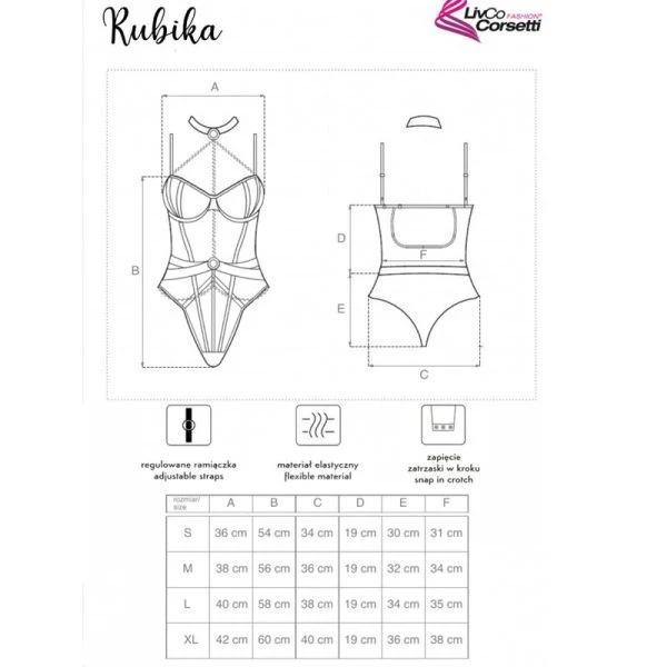 Livco Corsetti Fashion Melisenda CF 1709 Set: badjas, hemd en string in zwart