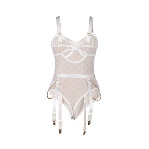 Subblime Body met kettingen en jarretelgordel Wit L/XL Subblime Body met kettingen en jarretelgordel Wit L/XL - Afbeelding 6