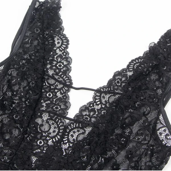 Subblime Sexy Body met kousenband Zwart L/XL Subblime Sexy Body met kousenband Zwart L/XL