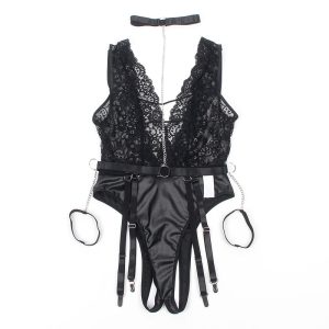 Subblime Sexy Body met kousenband Zwart L/XL Subblime Sexy Body met kousenband Zwart L/XL - Afbeelding 6