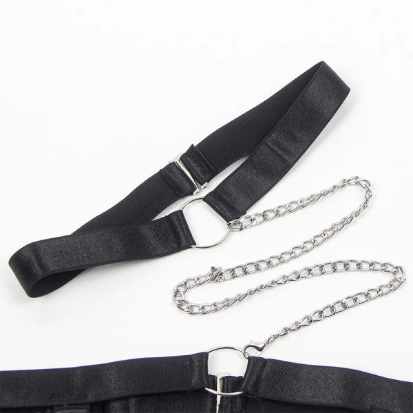 Subblime Sexy Body met kousenband Zwart L/XL Subblime Sexy Body met kousenband Zwart L/XL