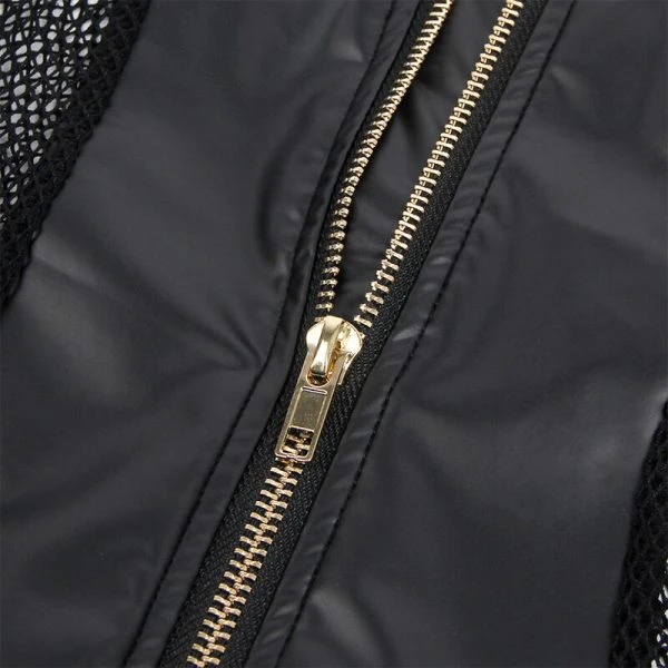 Subblime Sexy Mesh Kleid Leder Schwarz L/XL