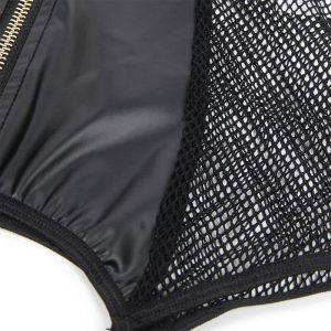 Subblime Sexy Mesh Kleid Leder Schwarz L/XL Subblime Sexy Mesh Kleid Leder Schwarz L/XL – Bild 8