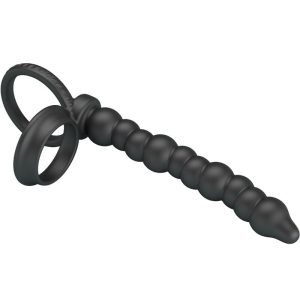 Pretty Love Dillion Double Penetration Cockring with Vibration, Black Pretty Love Dillion Double Penetration Cockring with Vibration, Black - Image 5