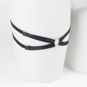 Subblime dessousset met bh, tanga en kousenband, zwart Subblime dessousset met bh, tanga en kousenband, zwart - Afbeelding 16