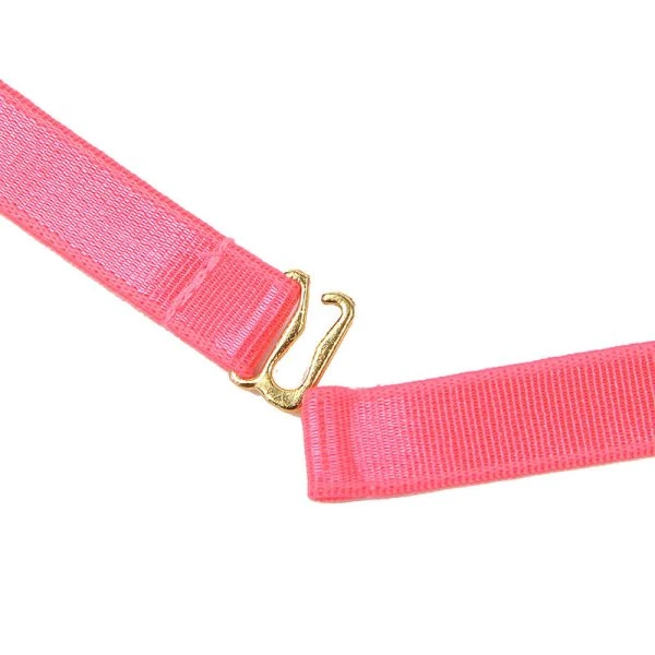 Subblime BH-Set mit Halskette und Beindetails fluoreszierendes Rosa L/XL Subblime BH-Set mit Halskette und Beindetails fluoreszierendes Rosa L/XL
