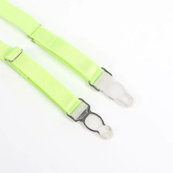 Subblime BH-set met kant en jarretelgordel Groen Blauw L/XL Subblime BH-set met kant en jarretelgordel Groen Blauw L/XL