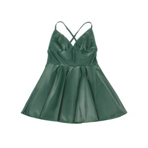 Subblime Jurk met groene leren bandjes L/XL Subblime Jurk met groene leren bandjes L/XL - Afbeelding 7