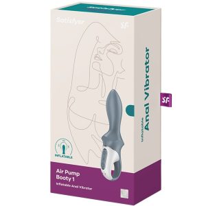Satisfyer Air Pump Booty 1 opblaasbare anale vibrator grijs Satisfyer Air Pump Booty 1 opblaasbare anale vibrator grijs - Afbeelding 6