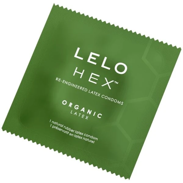 Lelo HEX Bio-Condoom, 12 stuks met L-Arginine