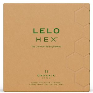 Lelo HEX Bio-Kondoomdoos 36 stuks Latex-Condoom met L-Arginine Lelo HEX Bio-Kondoomdoos 36 stuks Latex-Condoom met L-Arginine - Afbeelding 1