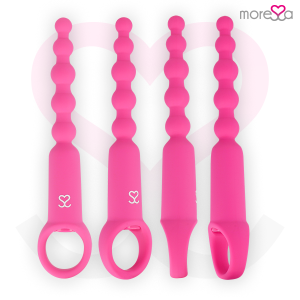 Moressa Ronie remote control anal vibrator with bead chain pink Moressa Ronie remote control anal vibrator with bead chain pink - Image 2
