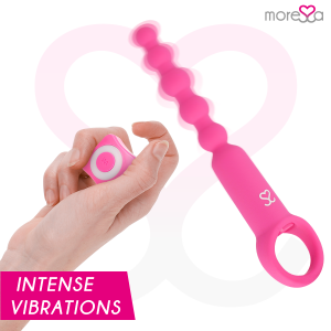 Moressa Ronie remote control anal vibrator with bead chain pink Moressa Ronie remote control anal vibrator with bead chain pink - Image 3