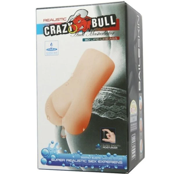 Crazy Bull Masturbator with Anus Design and Water-Skin Material