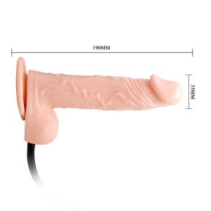 Baile Realistische opblaasbare vibrator met zuignap en afstandsbediening Baile Realistische opblaasbare vibrator met zuignap en afstandsbediening - Afbeelding 3