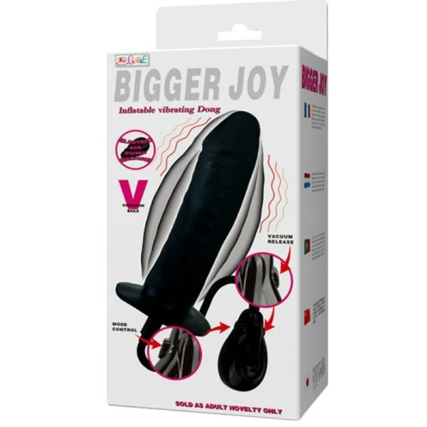Baile Bigger JOY Opblaasbare Dildo met Vibratie
