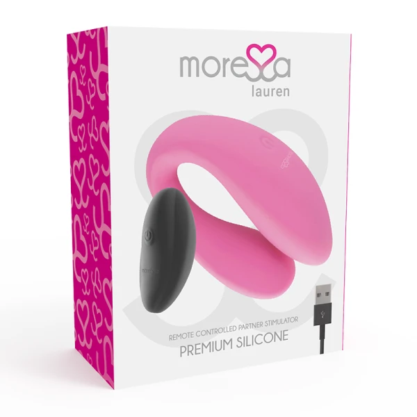 Moressa Lauren Stimulator Oplegvibrator met afstandsbediening voor paren