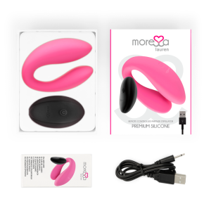 Moressa Lauren Stimulator Oplegvibrator met afstandsbediening voor paren Moressa Lauren Stimulator Oplegvibrator met afstandsbediening voor paren - Afbeelding 8