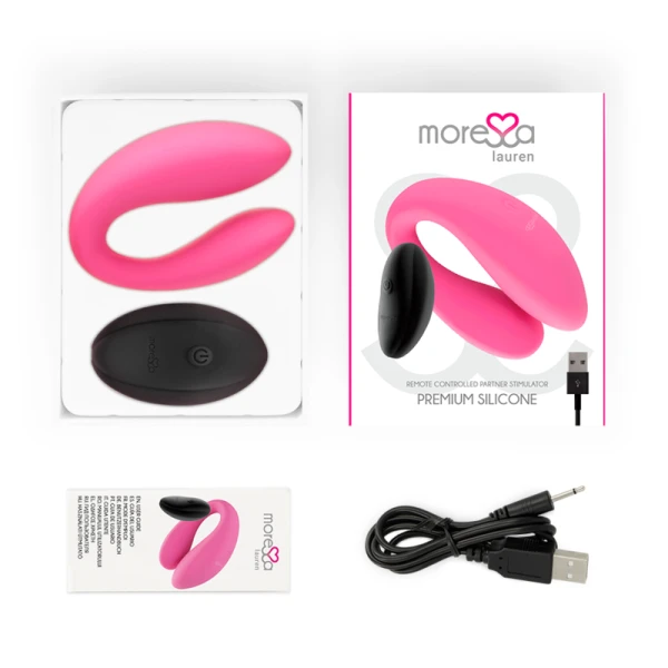 Moressa Lauren Stimulator Oplegvibrator met afstandsbediening voor paren