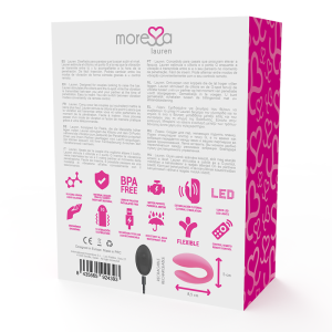 Moressa Lauren Stimulator Oplegvibrator met afstandsbediening voor paren Moressa Lauren Stimulator Oplegvibrator met afstandsbediening voor paren - Afbeelding 10