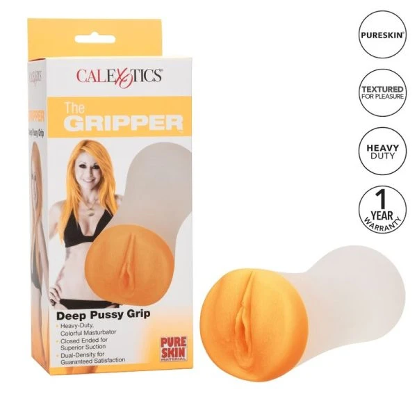 Calexotics Diepere Pussy-Grip Masturbator met vibratie