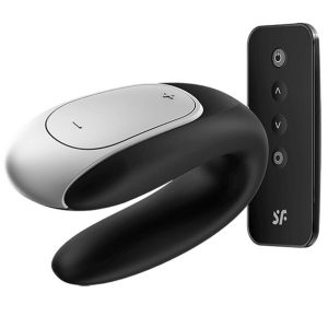 Satisfyer Double Fun Paarvibrator met app-bediening zwart Satisfyer Double Fun Paarvibrator met app-bediening zwart - Afbeelding 2