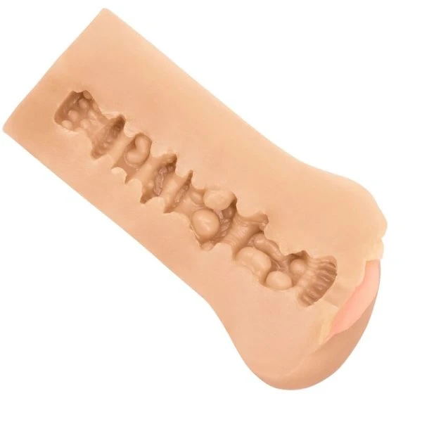 Calexotics Boundless Vulva Stroker Masturbator met Trilling, huidskleur