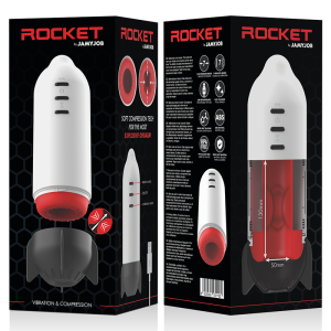 Jamyjob Rocket Masturbator met Vibratie en Compressie Jamyjob Rocket Masturbator met Vibratie en Compressie - Afbeelding 10