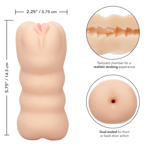 Calexotics Masturbator The Three Way met dual-end-ontwerp Calexotics Masturbator The Three Way met dual-end-ontwerp - Afbeelding 3