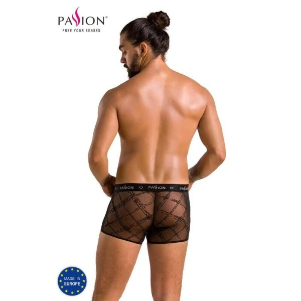 Passion Short James Pants & Boxer voor mannen in het zwart Passion Short James Pants & Boxer voor mannen in het zwart