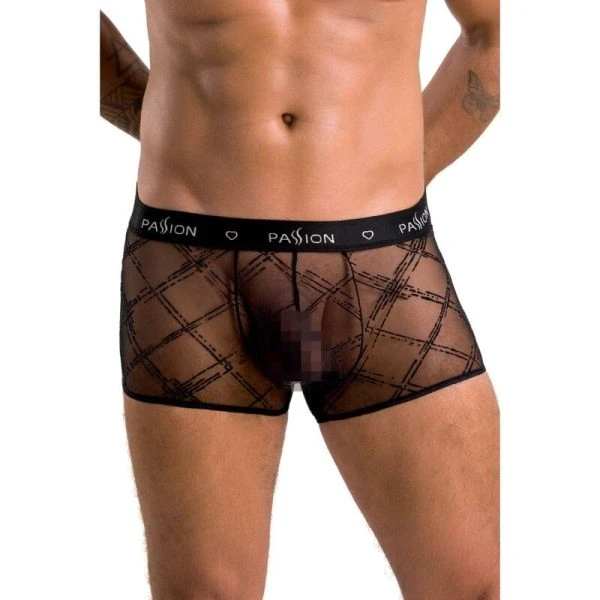 Passion Short James Pants & Boxer voor mannen in het zwart Passion Short James Pants & Boxer voor mannen in het zwart