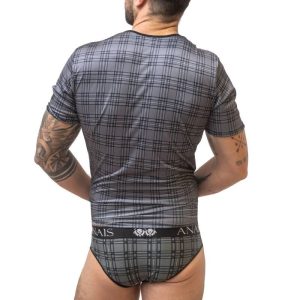 Anais Luxury Lingerie Balance T-Shirt für Männer in Schwarz-Grau-Weiß Anais Luxury Lingerie Balance T-Shirt für Männer in Schwarz-Grau-Weiß – Bild 2