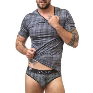 Anais Luxury Lingerie Balance T-Shirt für Männer in Schwarz-Grau-Weiß Anais Luxury Lingerie Balance T-Shirt für Männer in Schwarz-Grau-Weiß – Bild 1