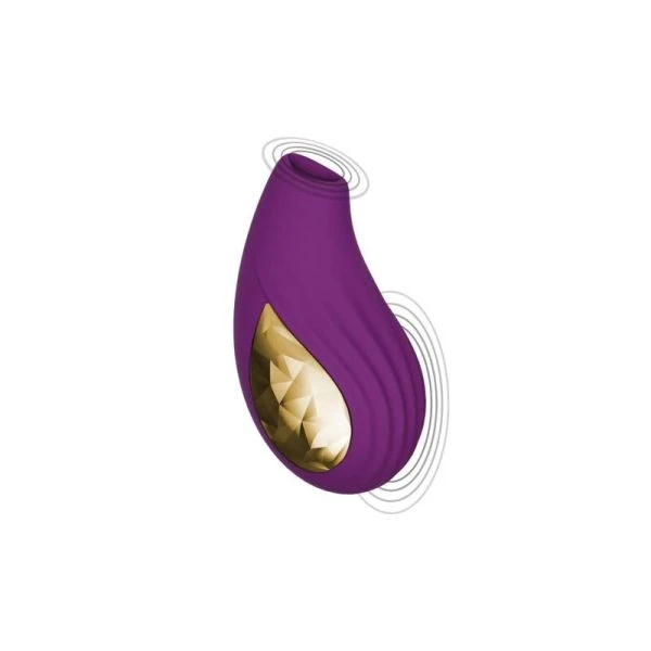Xocoon Divine Love hands-free vibrator with oral sex function, purple Xocoon Divine Love hands-free vibrator with oral sex function, purple