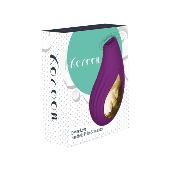 Xocoon Divine Love hands-free vibrator with oral sex function, purple Xocoon Divine Love hands-free vibrator with oral sex function, purple