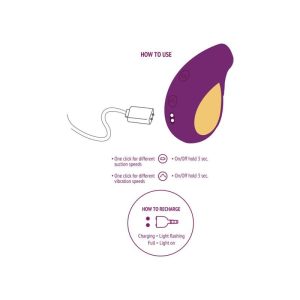 Xocoon Divine Love hands-free vibrator with oral sex function, purple Xocoon Divine Love hands-free vibrator with oral sex function, purple - Image 7