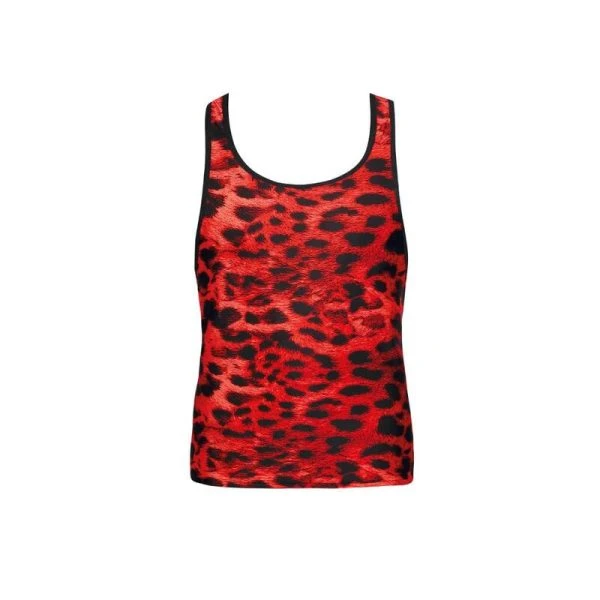 Anais Luxury Lingerie Savage Top in Rot mit Animal-Print