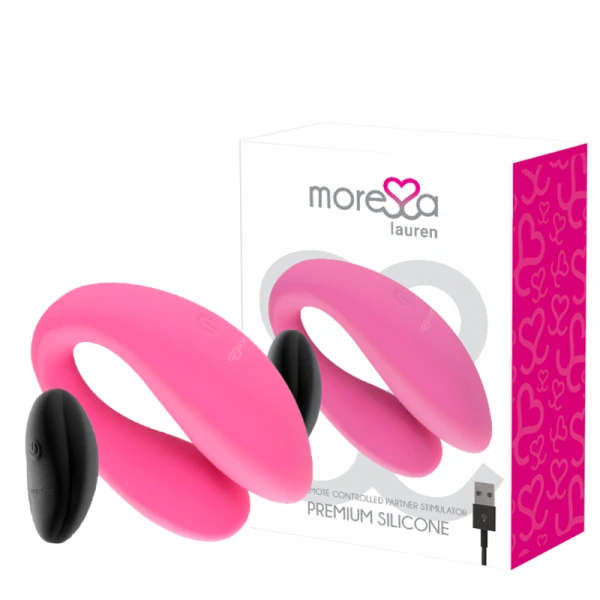 Moressa Lauren Stimulator Oplegvibrator met afstandsbediening voor paren
