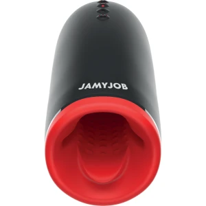 Jamyjob Spin-x Heating and Rotating Masturbator with Silicone