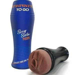 Private Masturbator Sexy Sista TO GO met vibratie, compact
