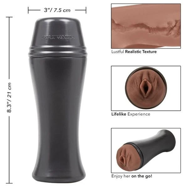 Private Masturbator Sexy Sista TO GO with Vibration, compact