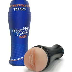 Private Masturbator Naughty Lolita To Go met vibratie