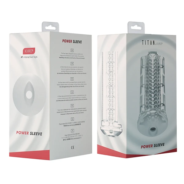 Kiiroo Titan Masturbator Cover Power Sleeve met Vibratie Kiiroo Titan Masturbator Cover Power Sleeve met Vibratie